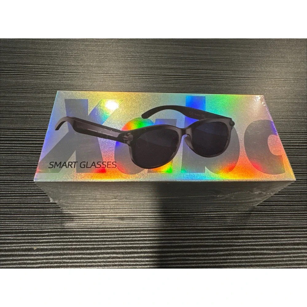 Xabc Smart Glasses Bluetooth Music Camera Noise Reduction Recording Black NEW